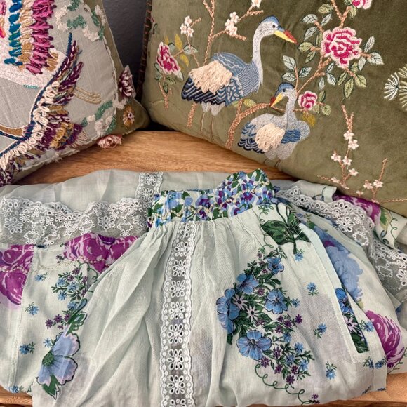 Free People Hey Lover Printed Sleep Pants – Sky Combo | NWT | Small | SOLD OUT - Picture 6 of 14